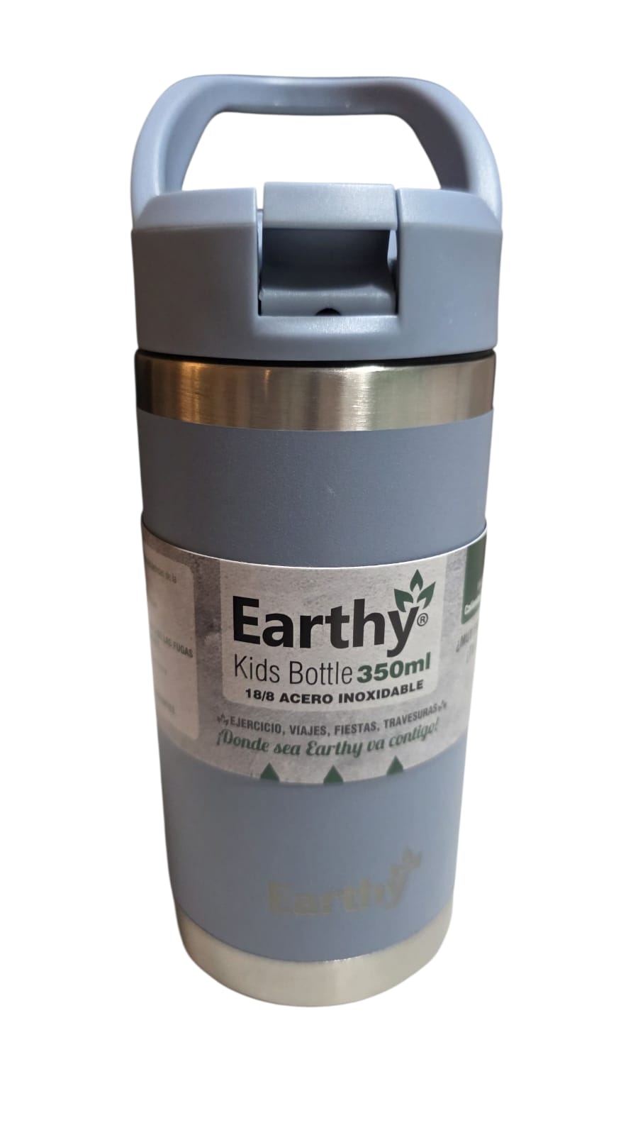 EARTHY KIDS BOTTLE BABY BLUE 12 OZ
